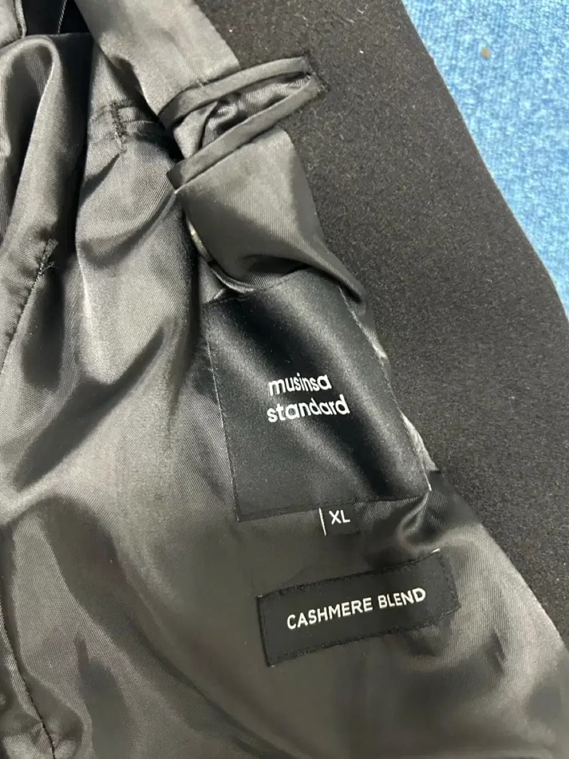 무신사스탠다드 캐시미어블렌드 롱코트XL 상품이미지2