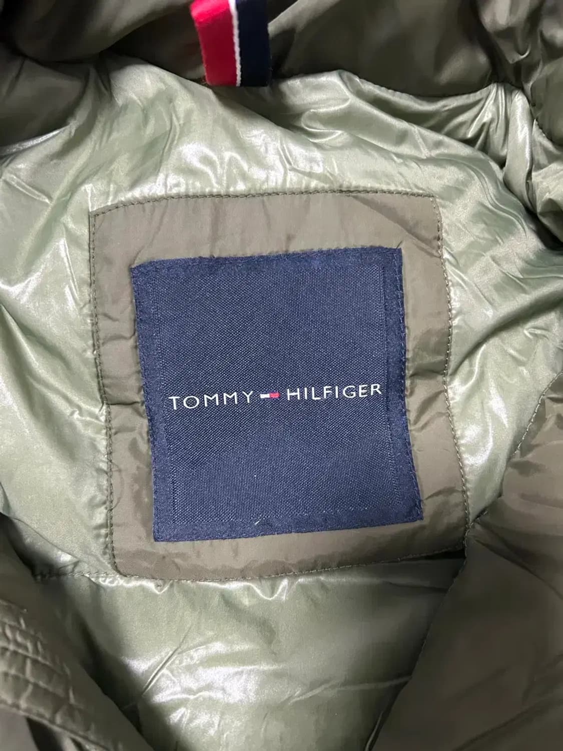 타미힐피거 덕다운 카키 밀리터리 롱패딩 상품이미지2