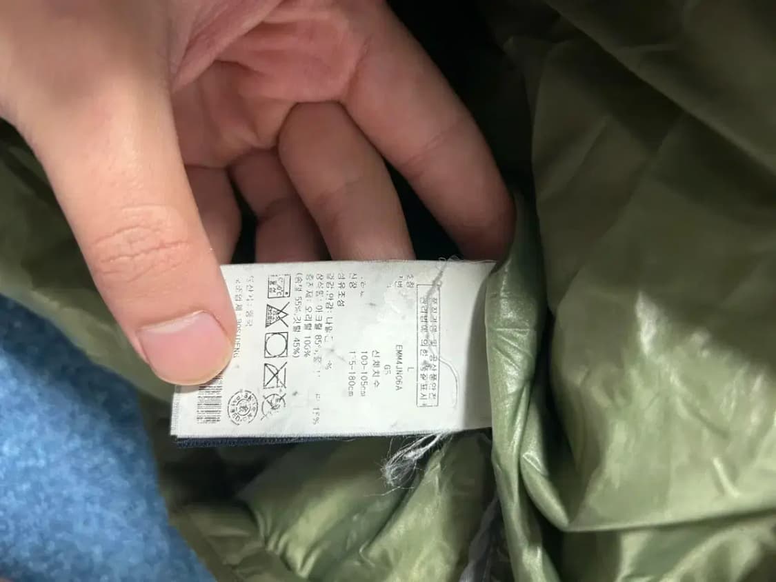 타미힐피거 덕다운 카키 밀리터리 롱패딩 상품이미지3