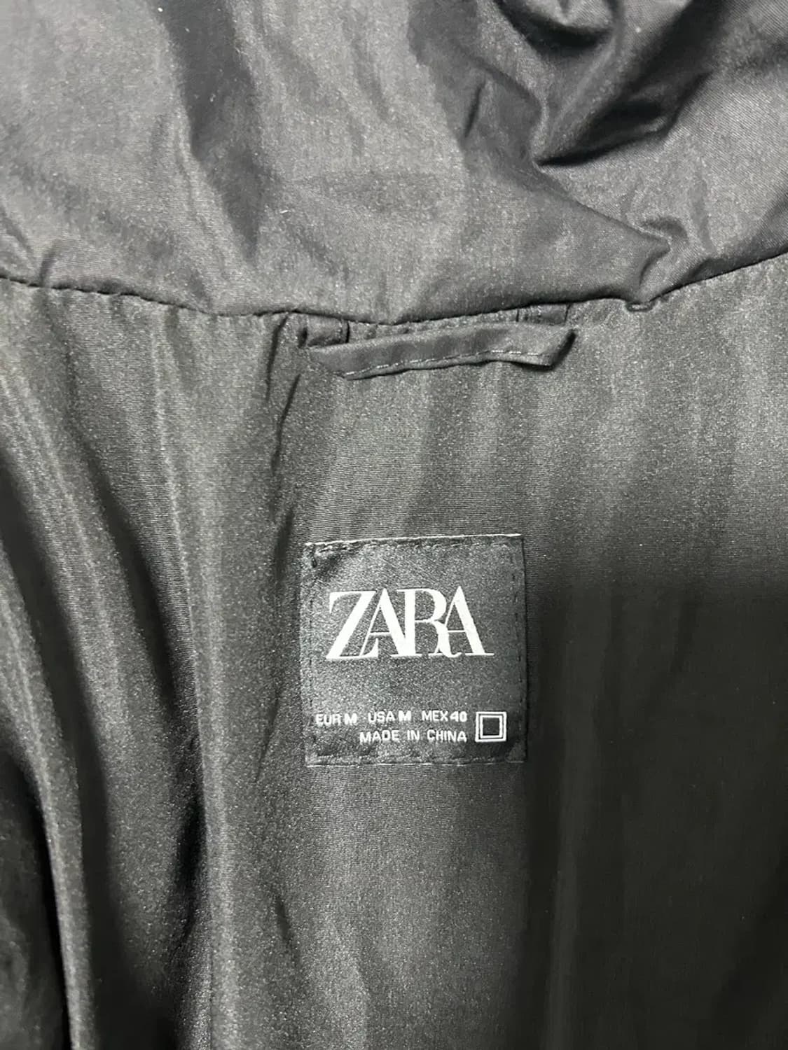 자라 블랙 패딩M 상품이미지2