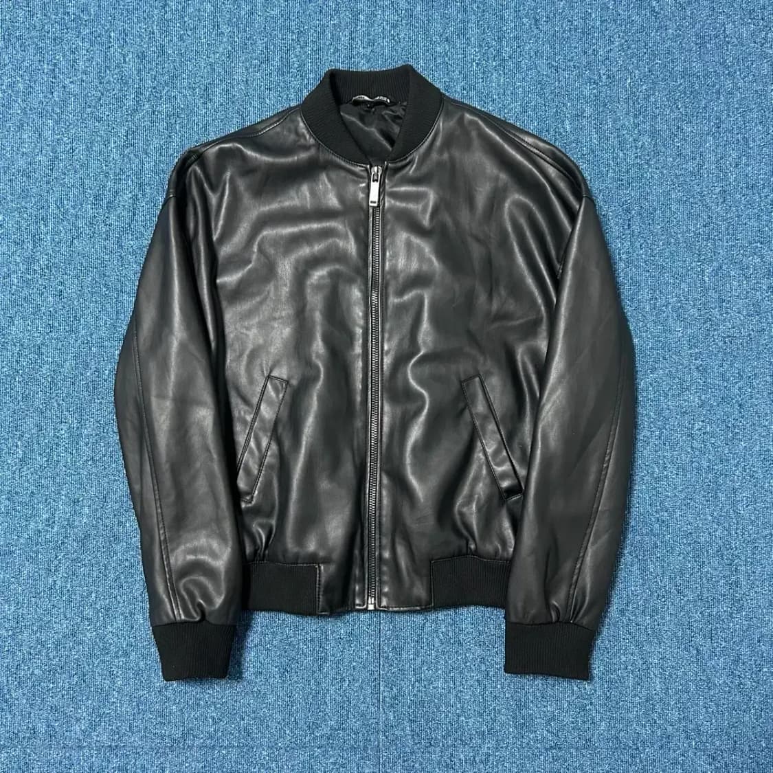 자라 가죽 블루종 자켓 상품이미지1