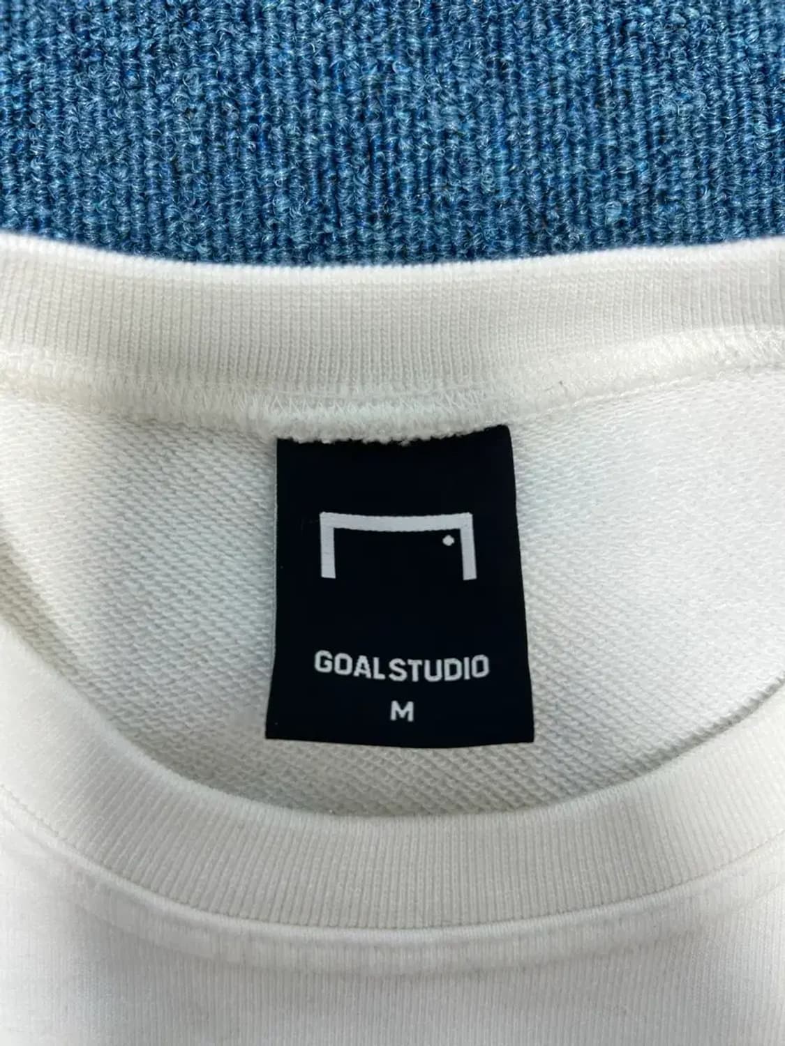 GOALSTUDIO 골스튜디오 화이트 맨투맨M 상품이미지3