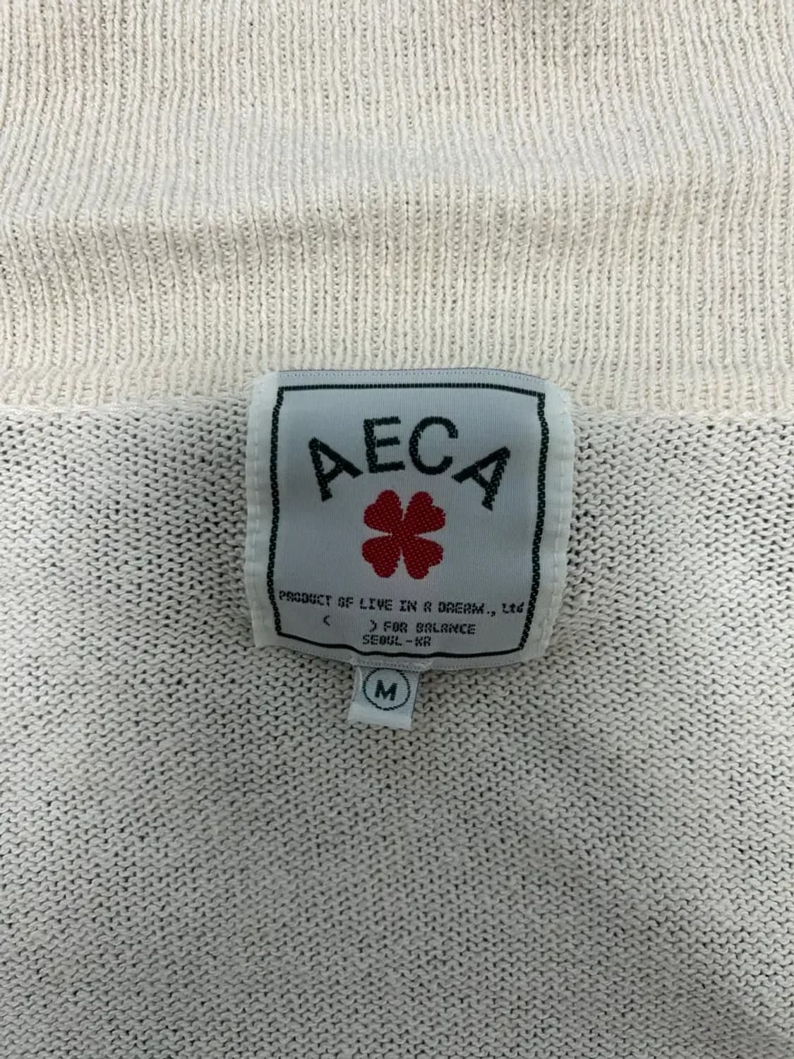 에이카화이트 aeca 가디건 상품이미지2