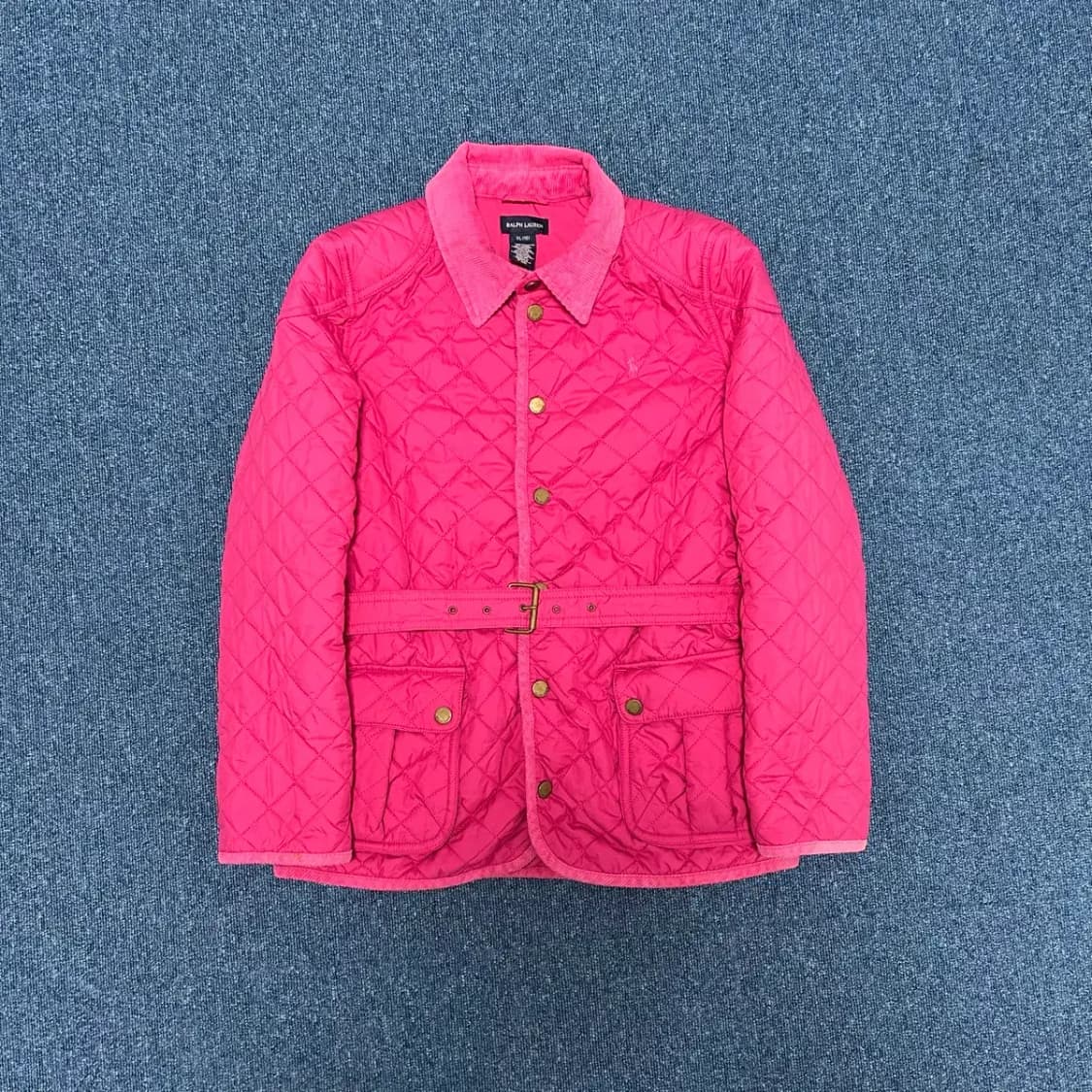 폴로랄프로렌 핑크 퀼팅 자켓 상품이미지1