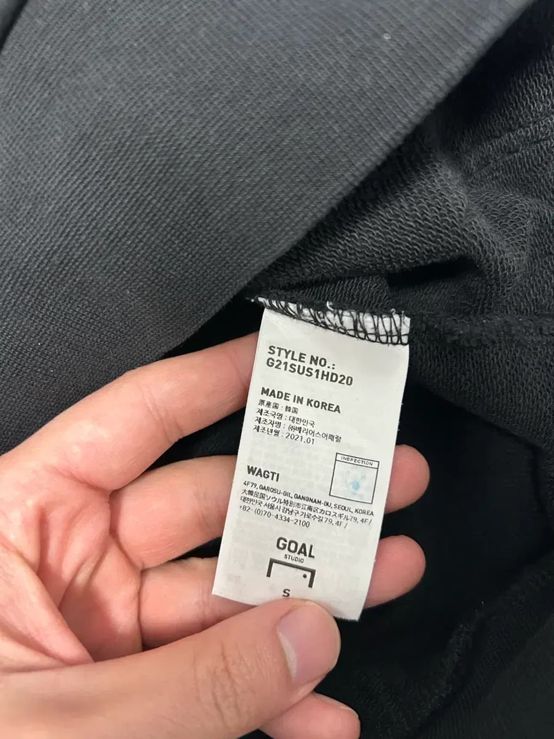 골스튜디오 후드티S 상품이미지3