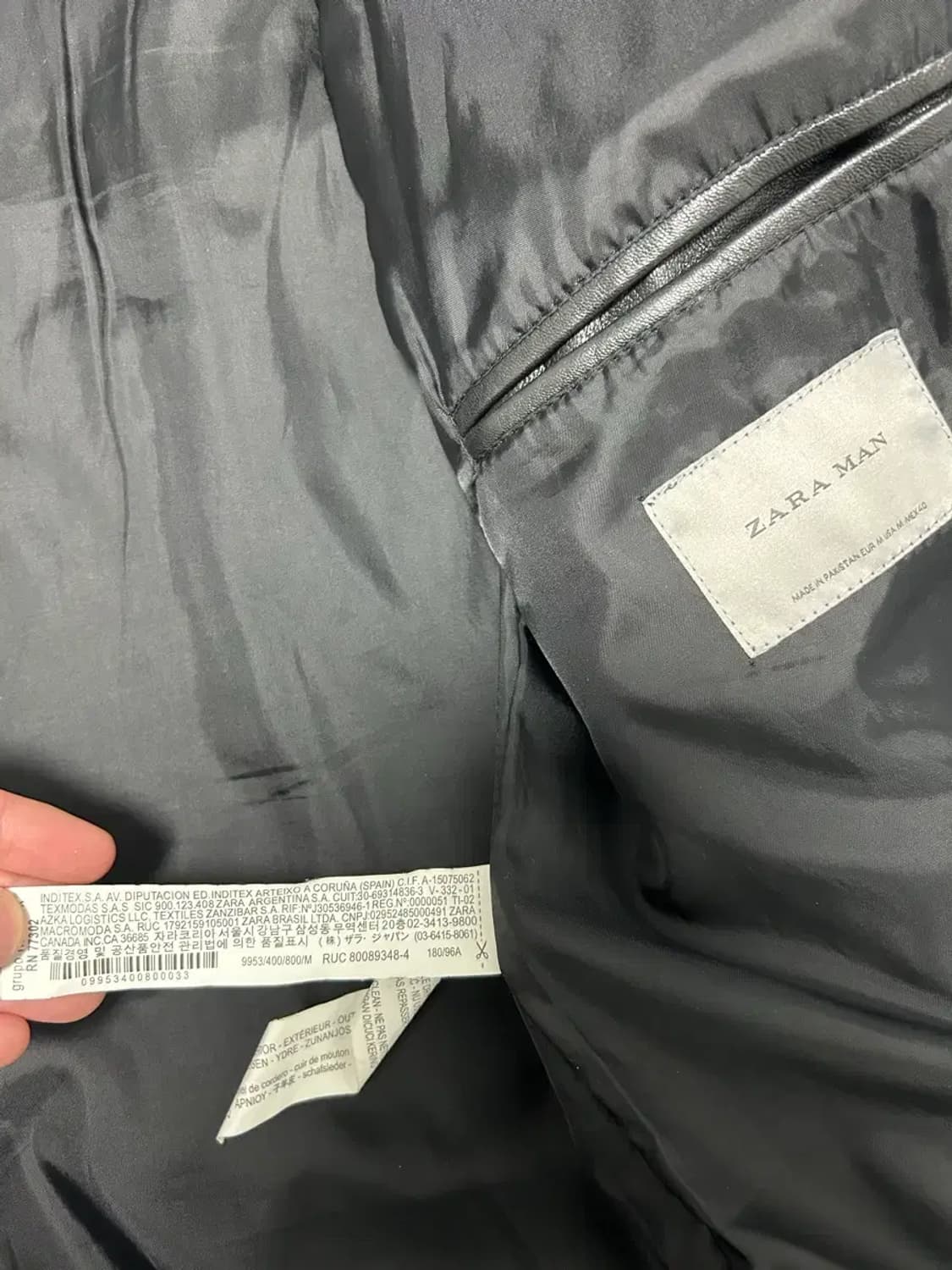 자라 라이더자켓M 상품이미지3