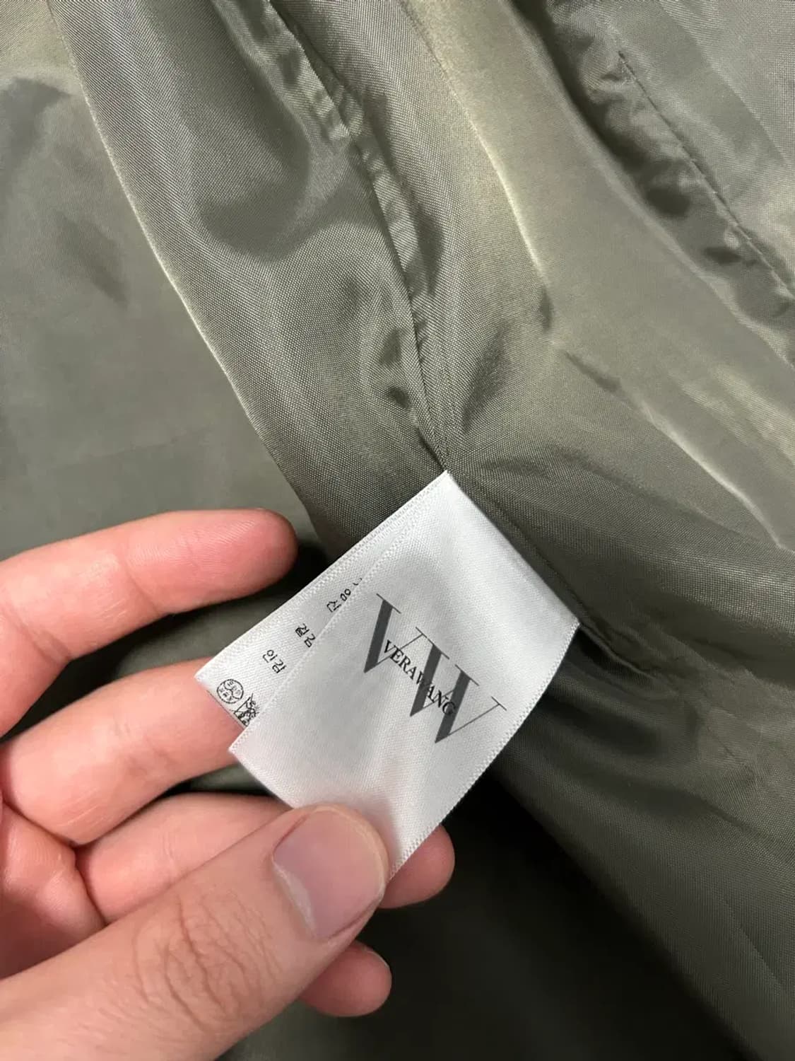 베라왕 카키 롱 트렌치코트 상품이미지3