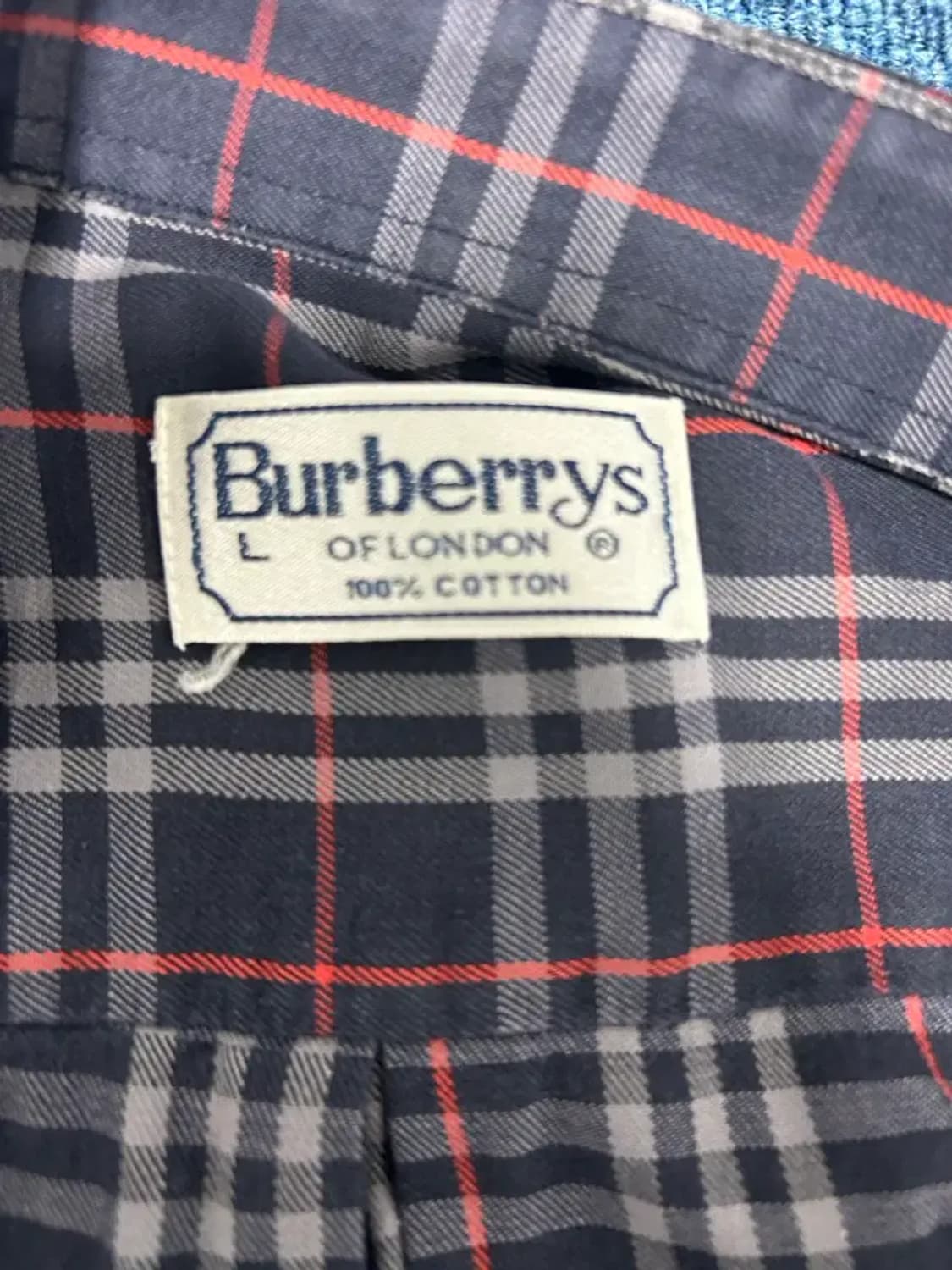 버버리 노바체크 차이나 셔츠L 상품이미지2