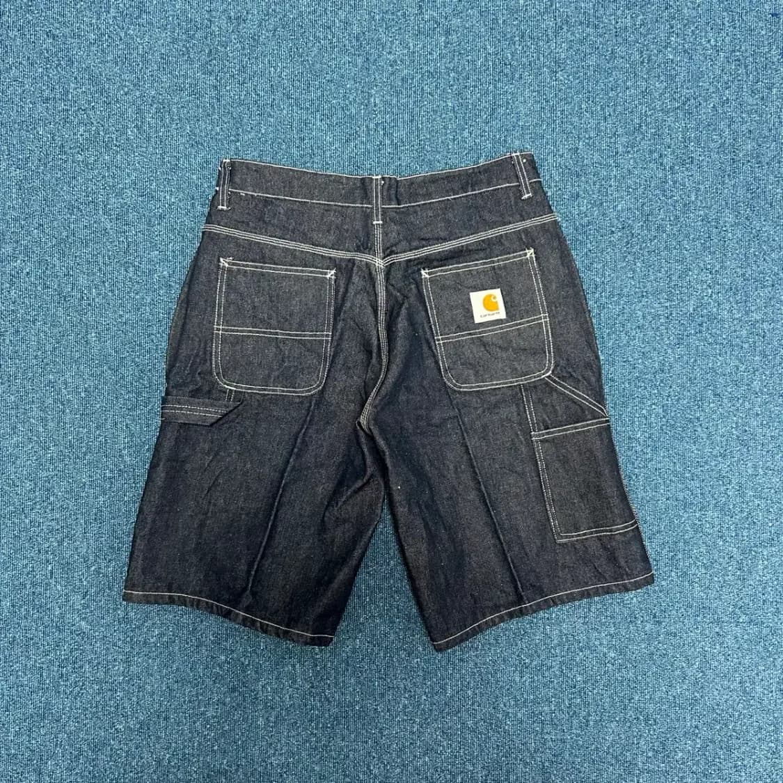 칼하트 데님 생지 반바지 상품이미지1