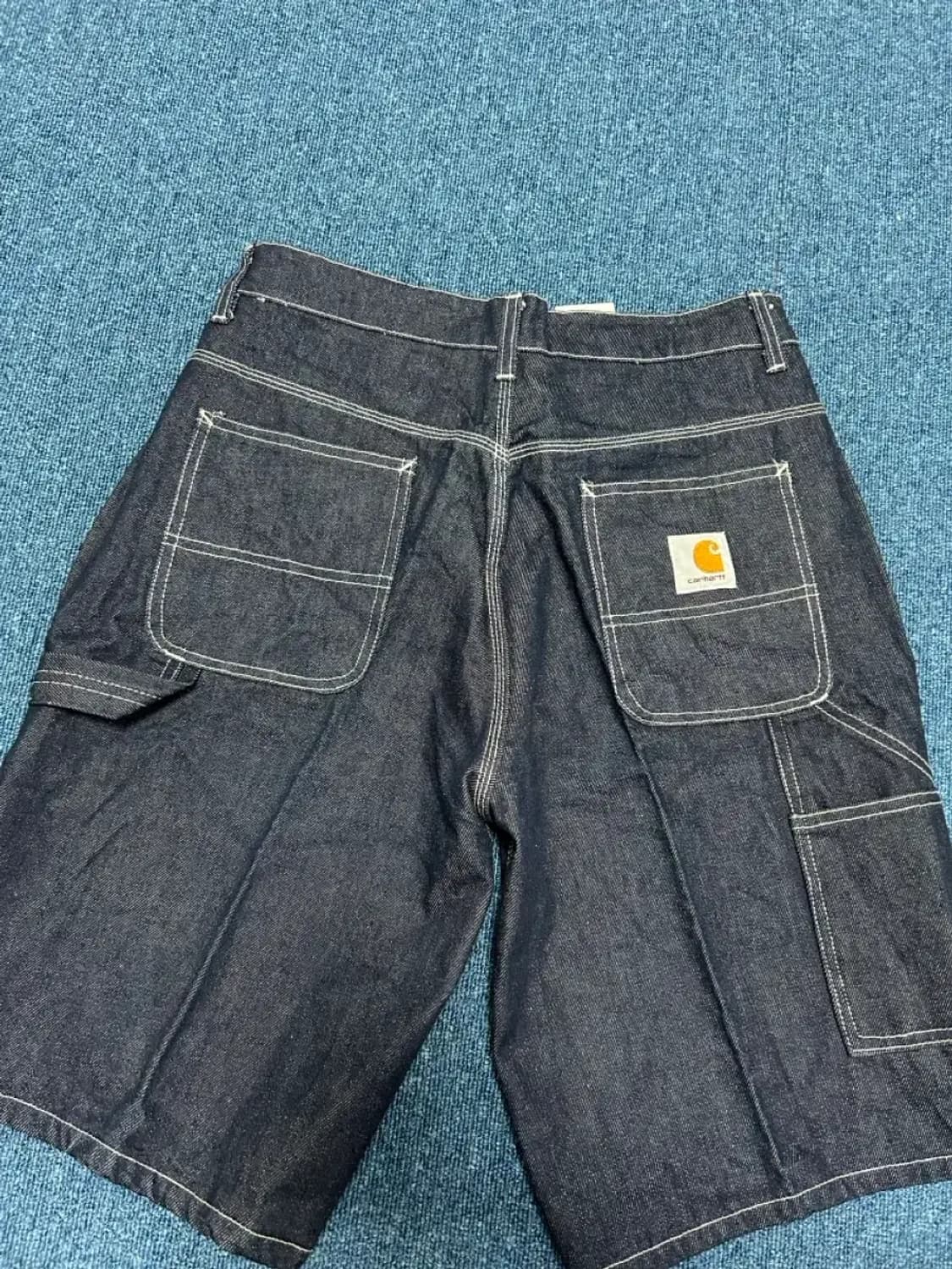 칼하트 데님 생지 반바지 상품이미지3