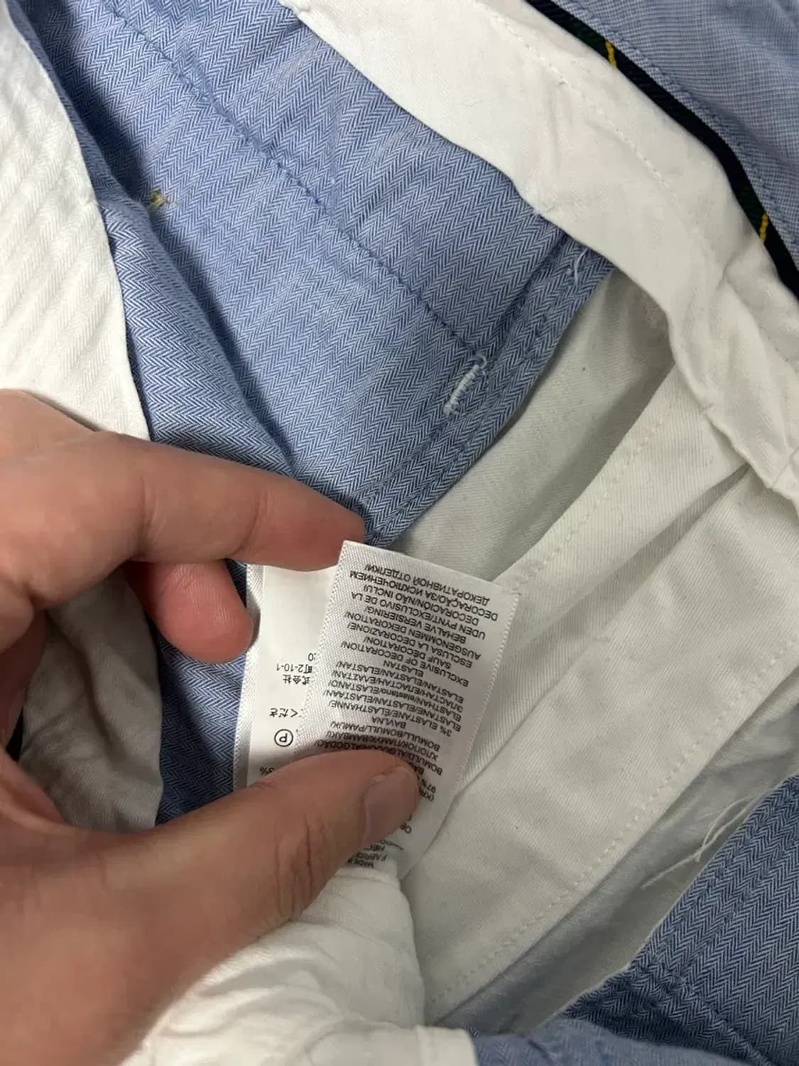 폴로랄프로렌 신형 화이트면바지 상품이미지3