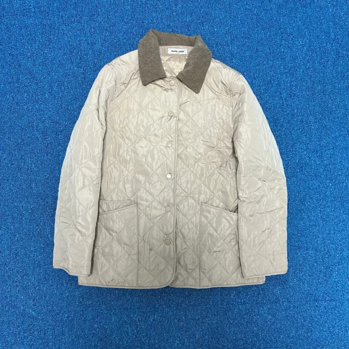마리끌레르 코듀로이 퀼팅자켓 상품이미지1