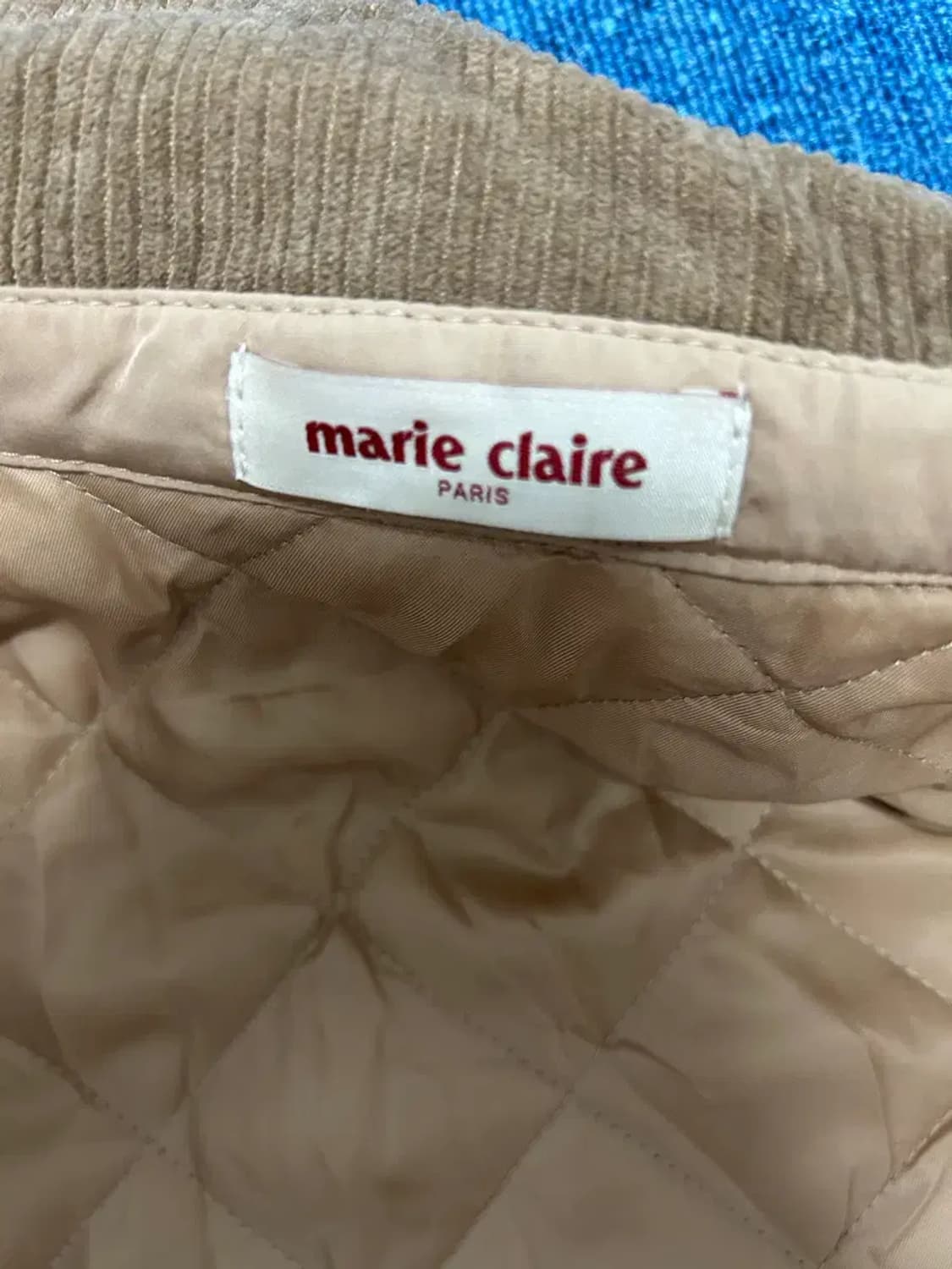 마리끌레르 코듀로이 퀼팅자켓 상품이미지2