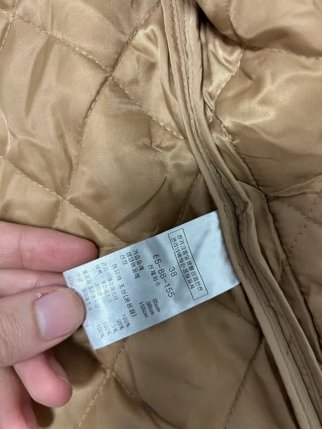 마리끌레르 코듀로이 퀼팅자켓 상품이미지3