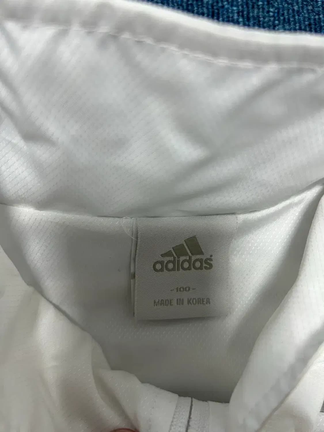 아디다스 화이트 바람막이100 상품이미지3