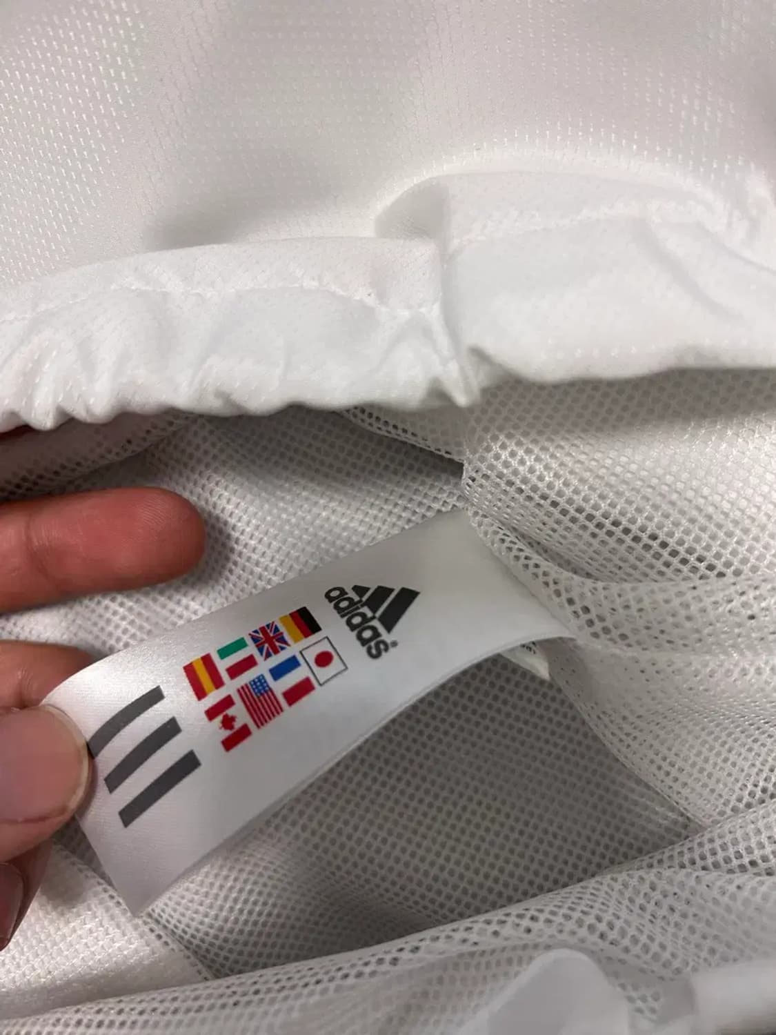 아디다스 화이트 바람막이100 상품이미지4