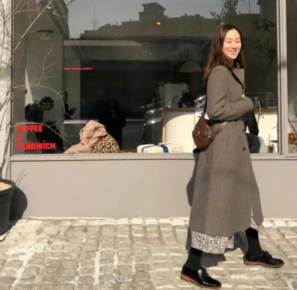 앤유 republique classic single button coat 상품이미지1