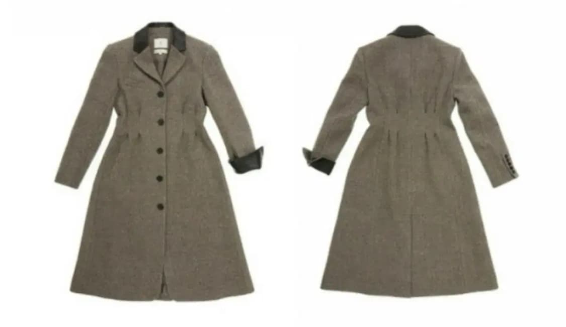 앤유 republique classic single button coat 상품이미지2