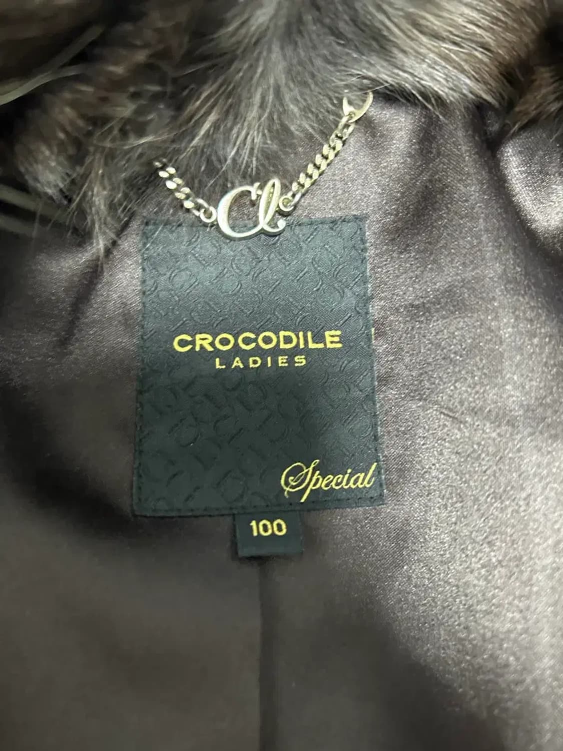 크로커다일 양가죽 여우털 자켓 상품이미지3