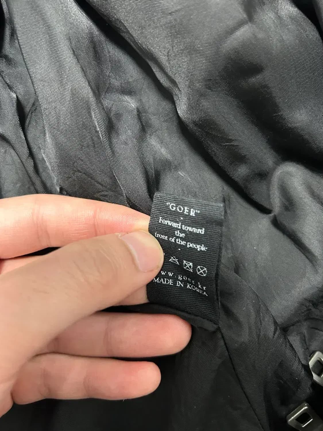 goer 고어 레더 자켓 상품이미지7