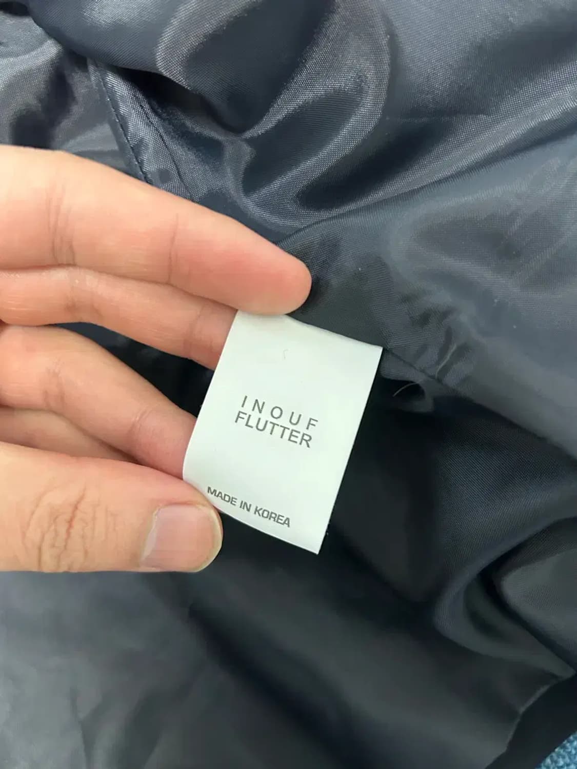 이너프 다크네이비 크롭자켓 상품이미지3