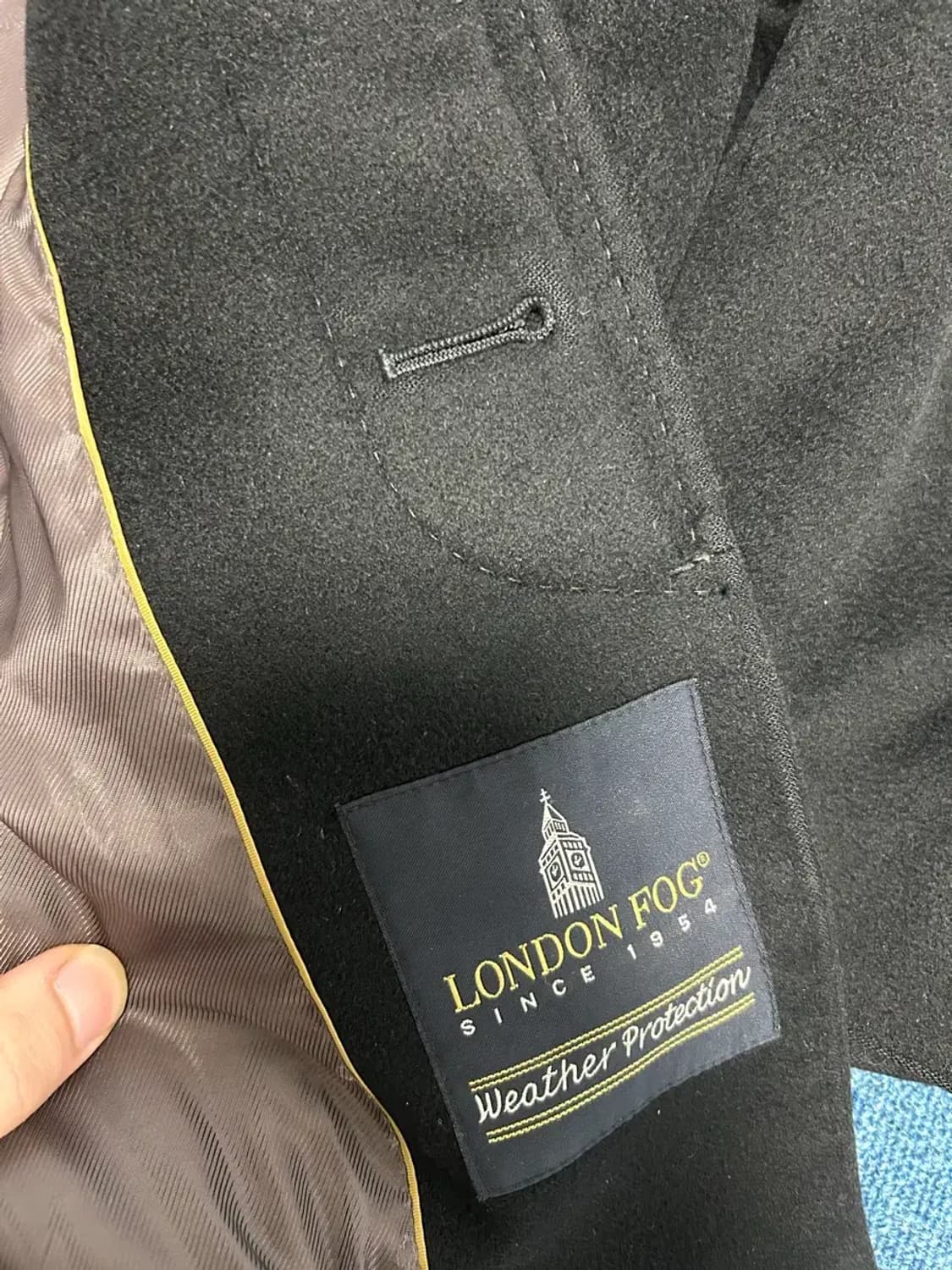 런던포그 울 캐시미어 코트 상품이미지3