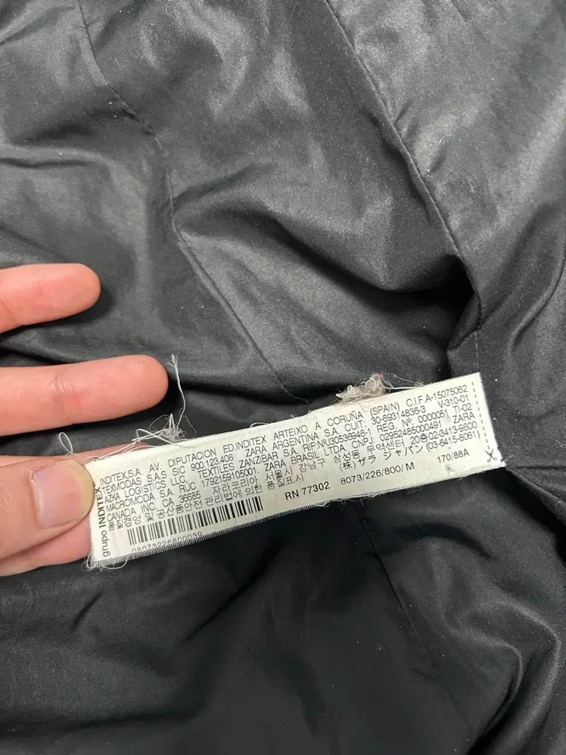 자라 여성 롱패딩M 상품이미지3