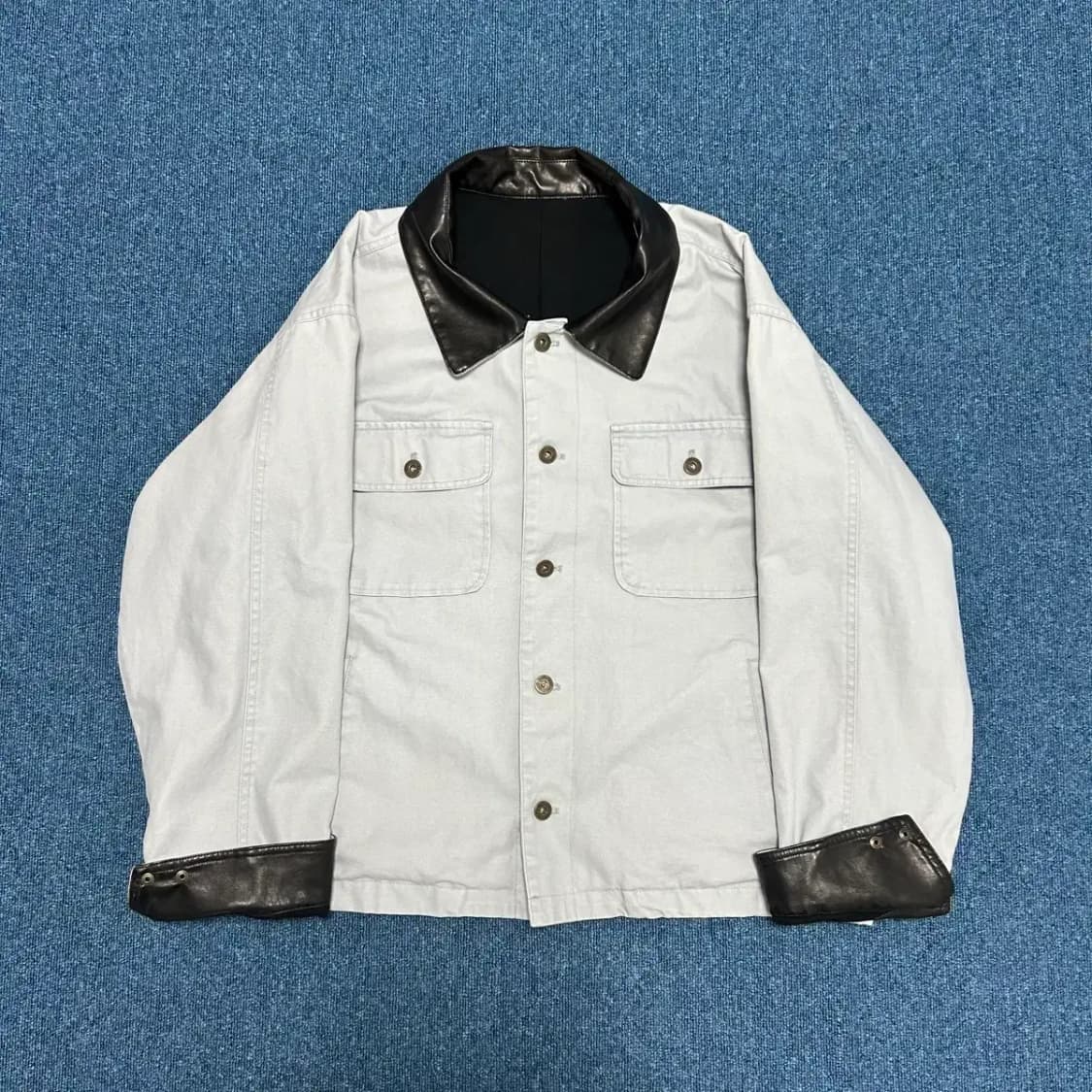 오로 레더 데님자켓S 상품이미지1