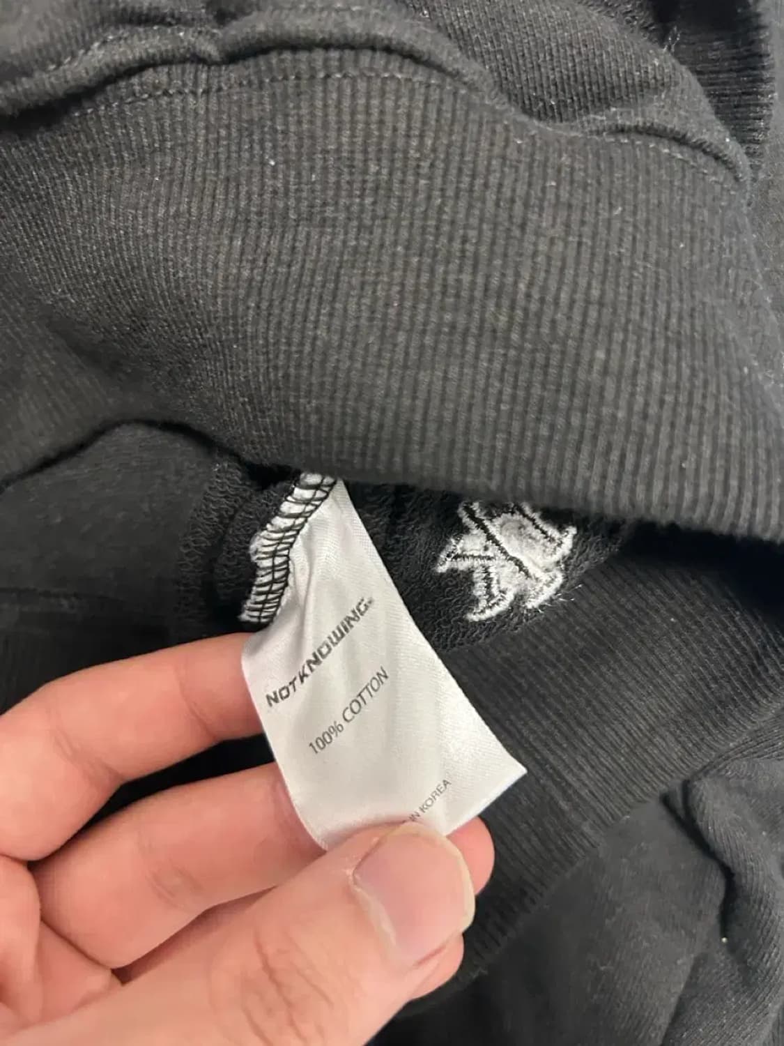 NOTKNOWING 낫노잉 볼레로 레이어드 초커 맨투맨 상품이미지3