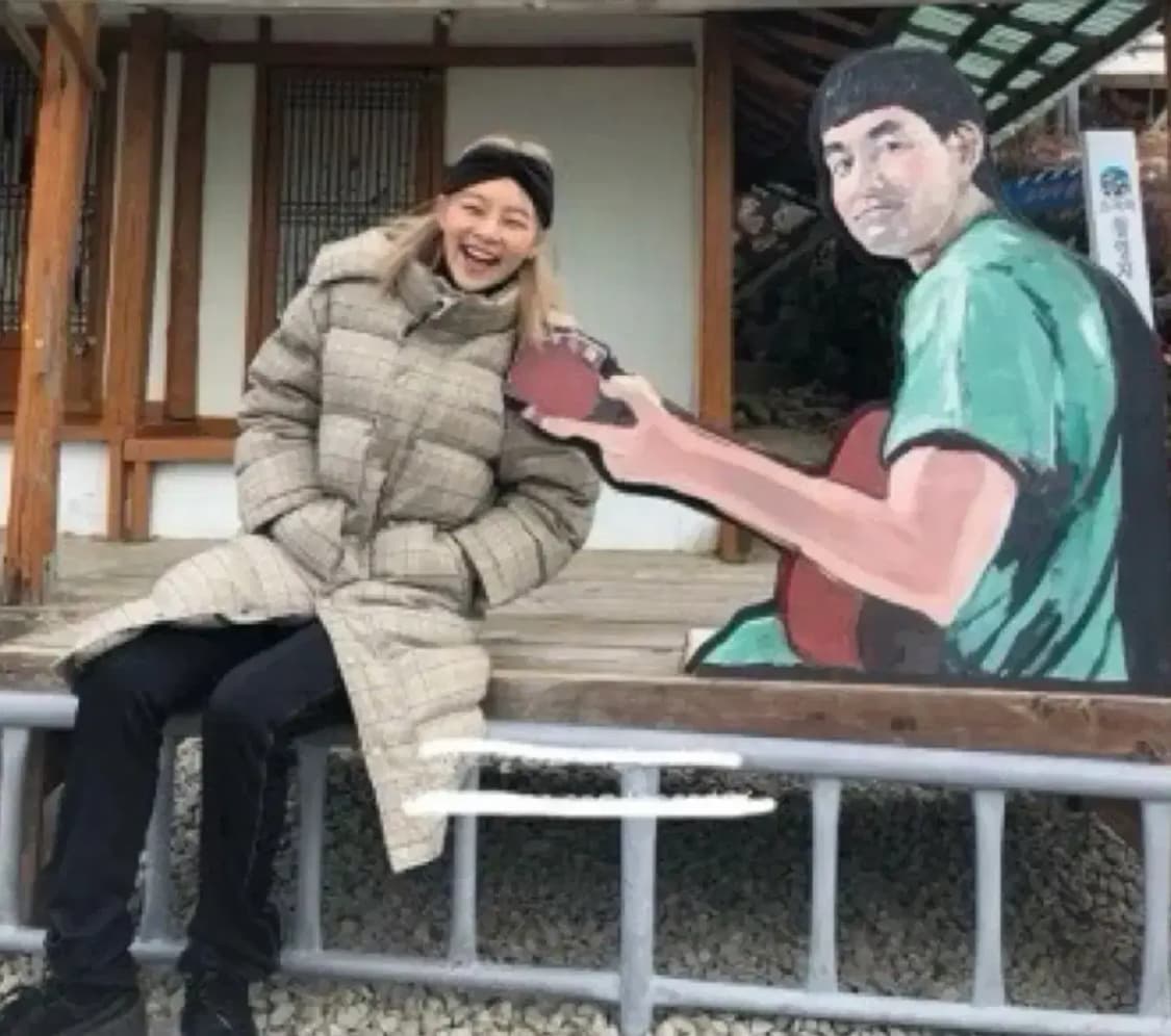 써틴먼스 송해나 체크 롱패딩 상품이미지1