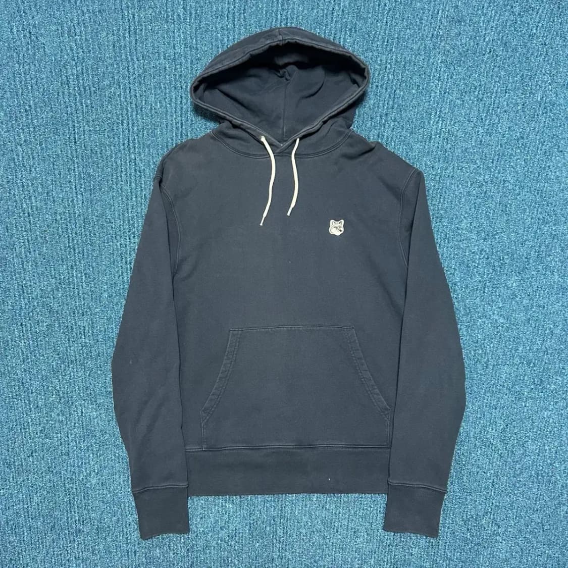 메종키츠네 네이비 후드티M 상품이미지1