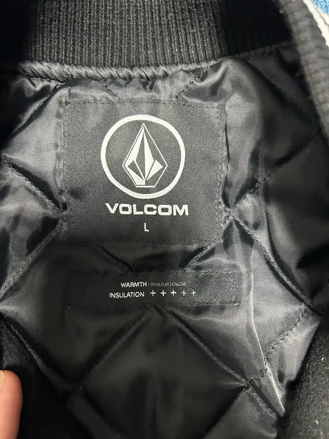 볼컴 재규어 스타디움 바시티 패딩자켓L 상품이미지3