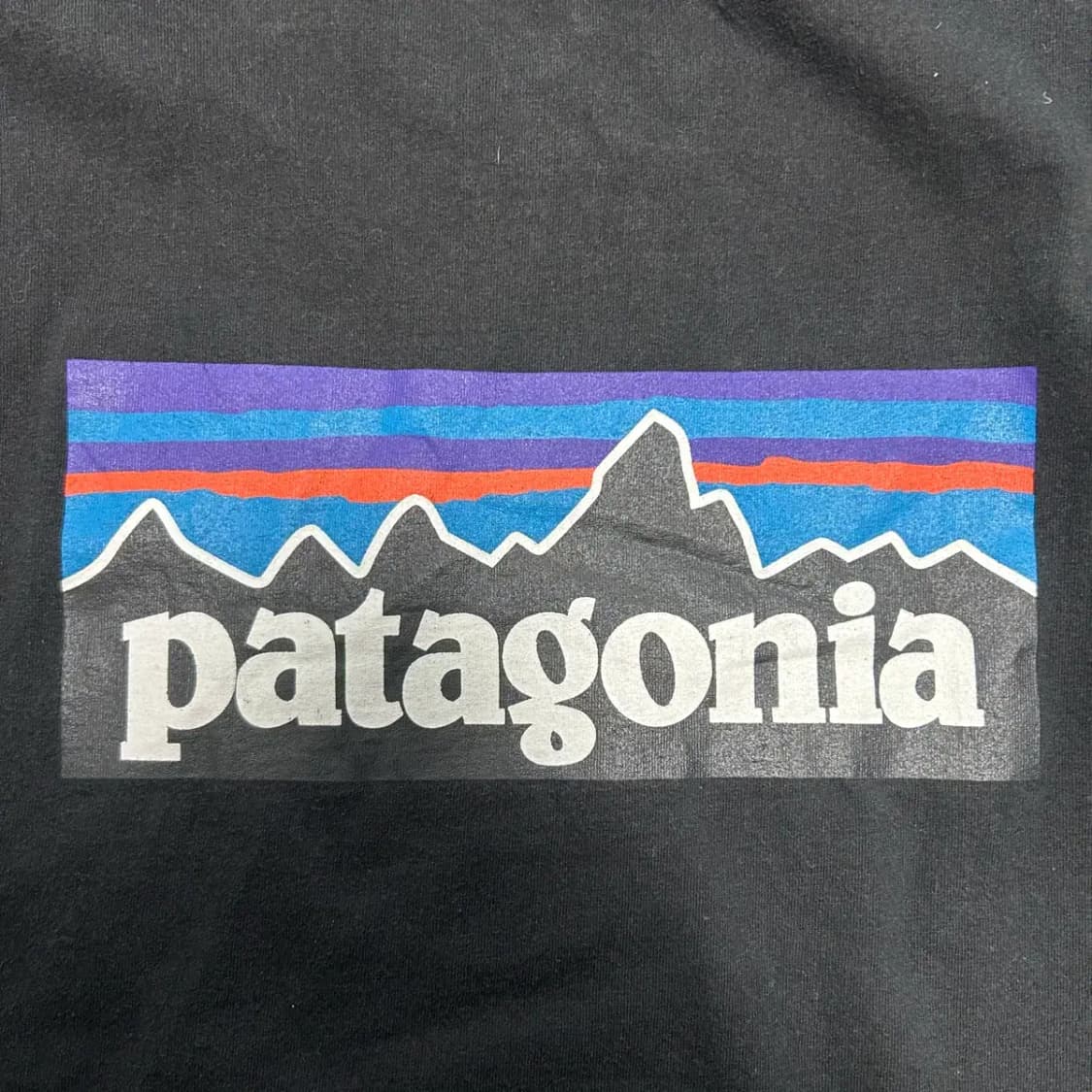 파타고니아 블랙 반팔티XL 상품이미지2
