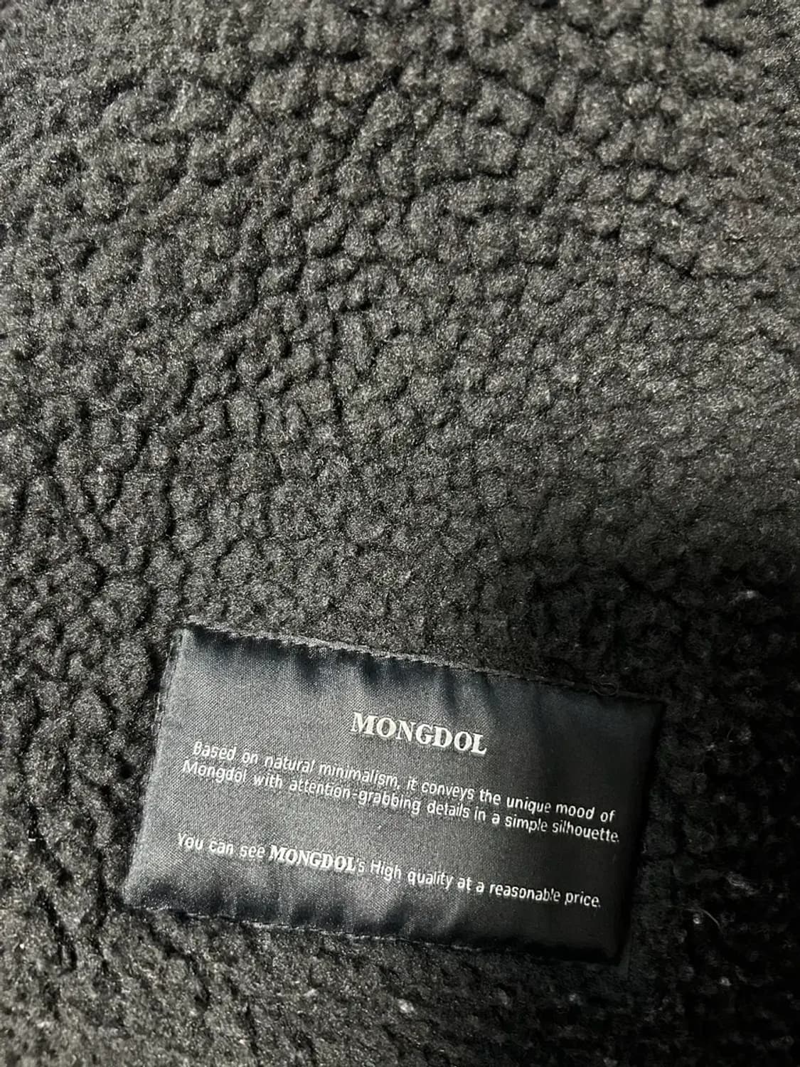 몽돌 미니멀 레더 무스탕 상품이미지5