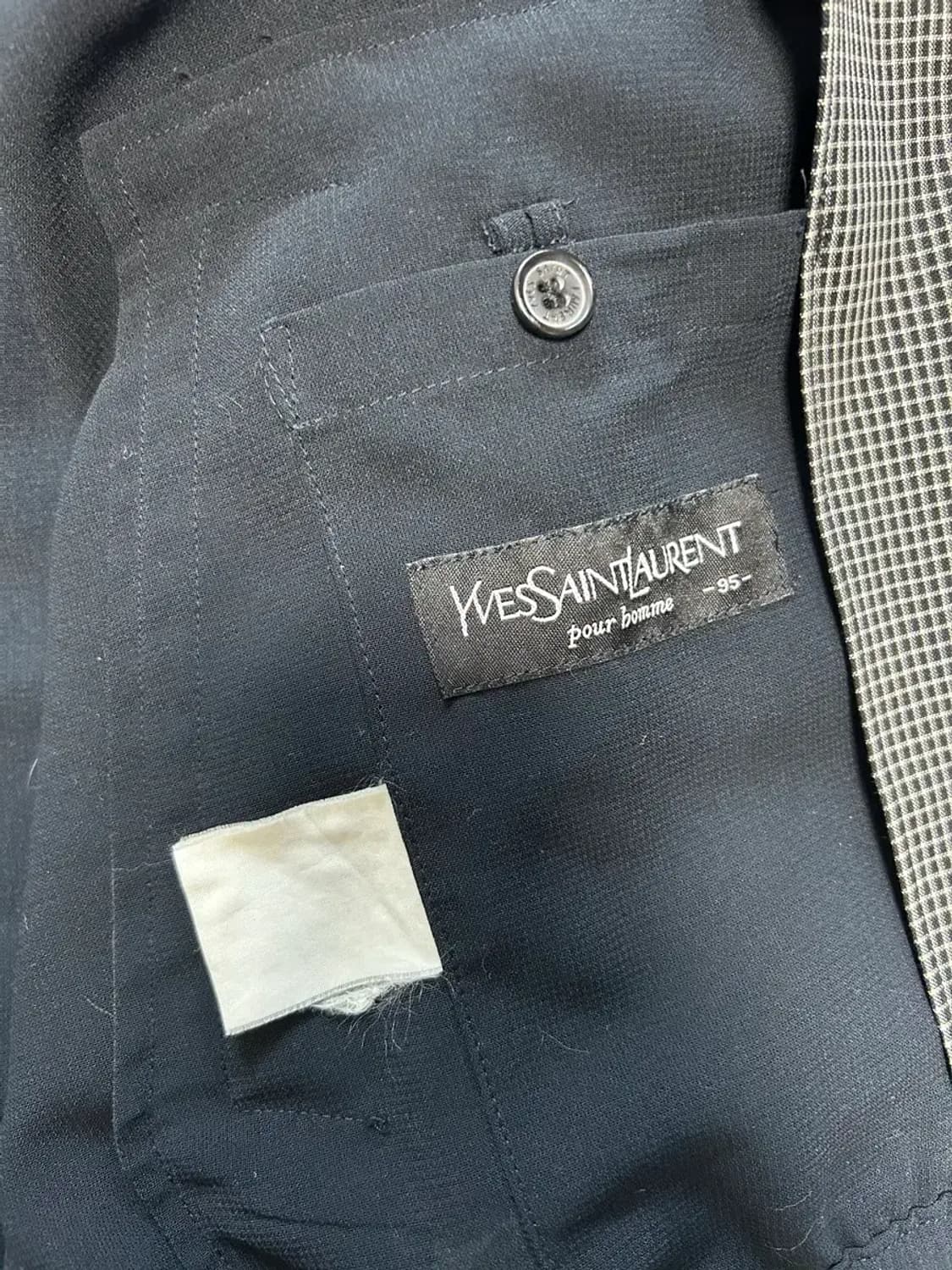 입생로랑 린넨 블루종 자켓105 상품이미지2