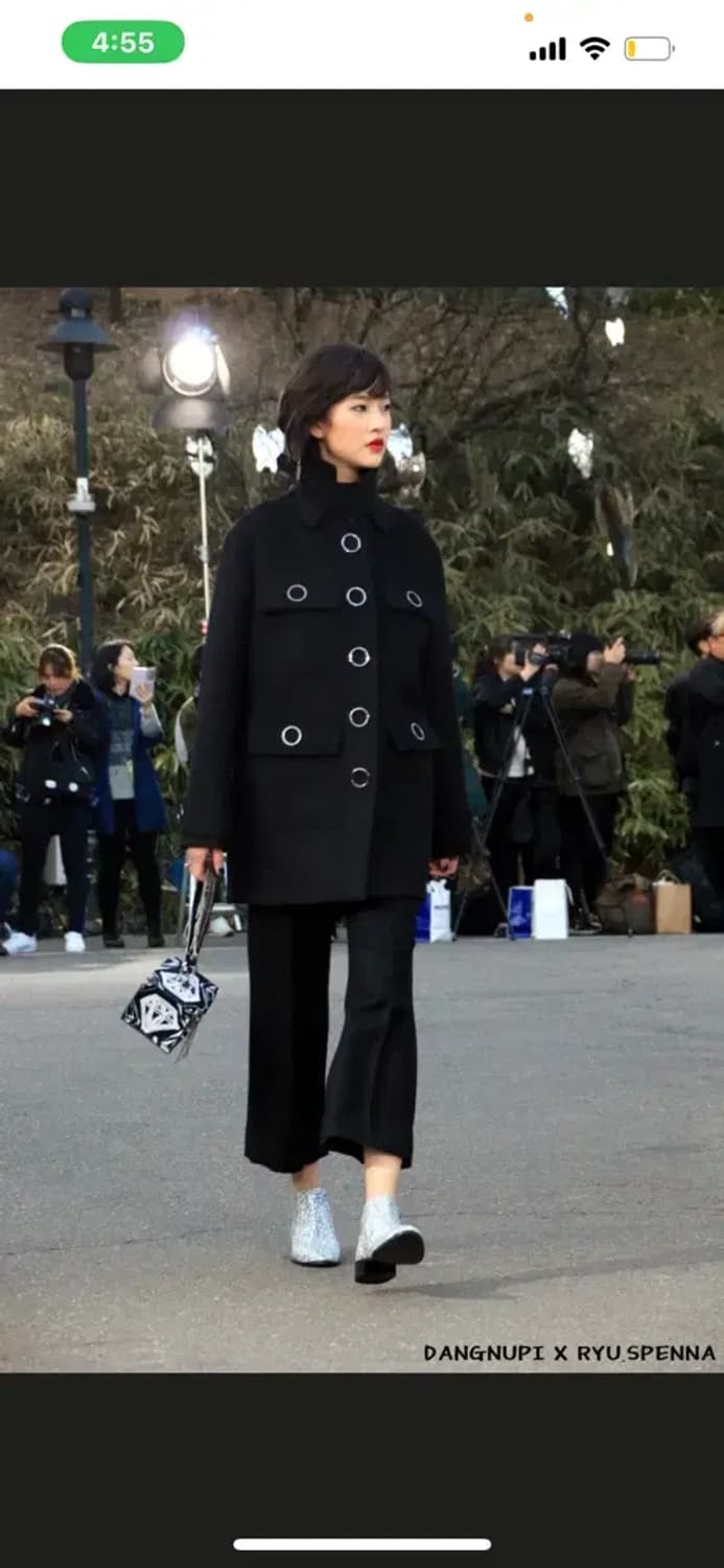 럭키슈에뜨 쟈뎅드 2015F/W 손나은 울코트 상품이미지2