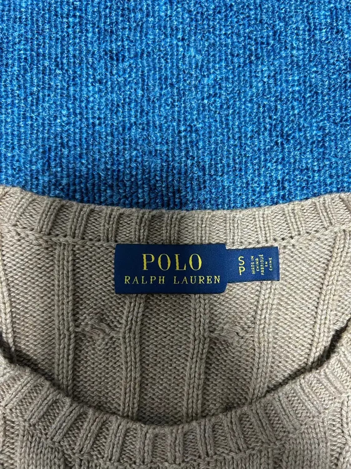폴로랄프로렌 여성 케이블 니트S 상품이미지2