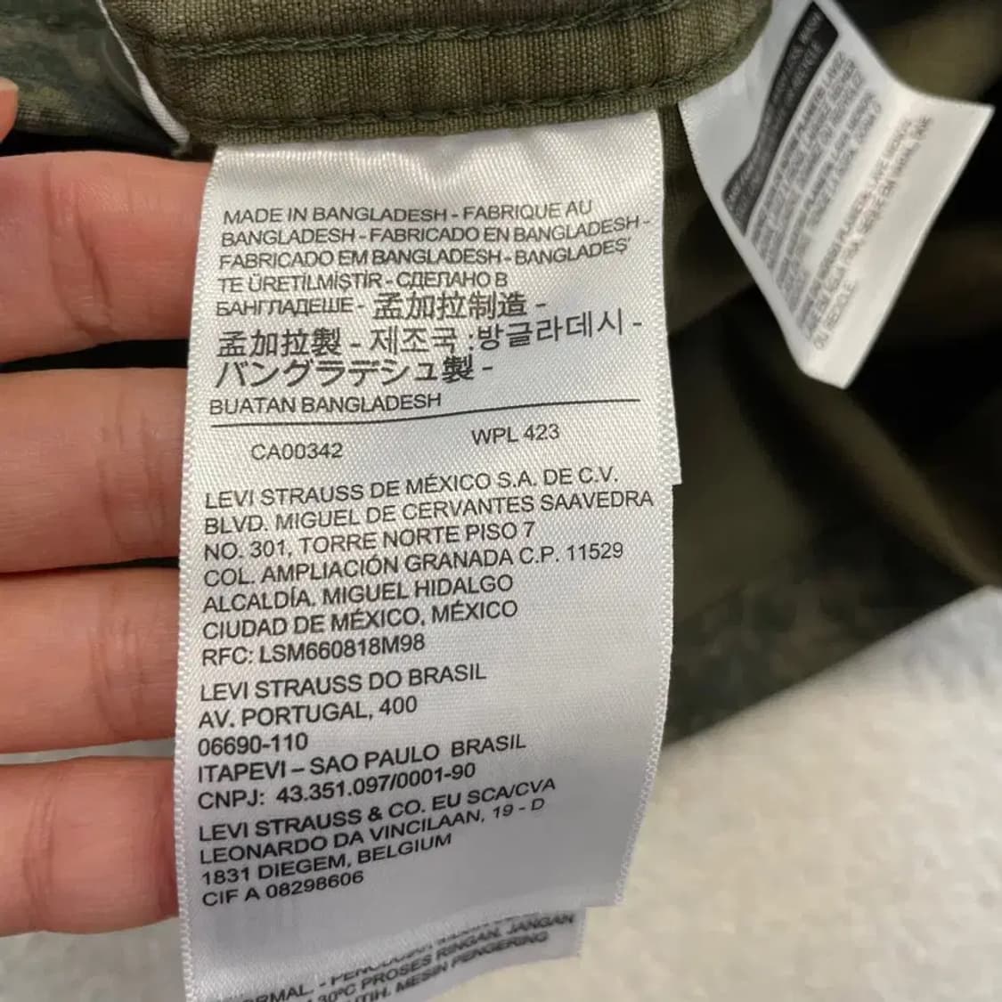 (새상품) 리바이스 HAYES 카모 초어 자켓 XXL 상품이미지8