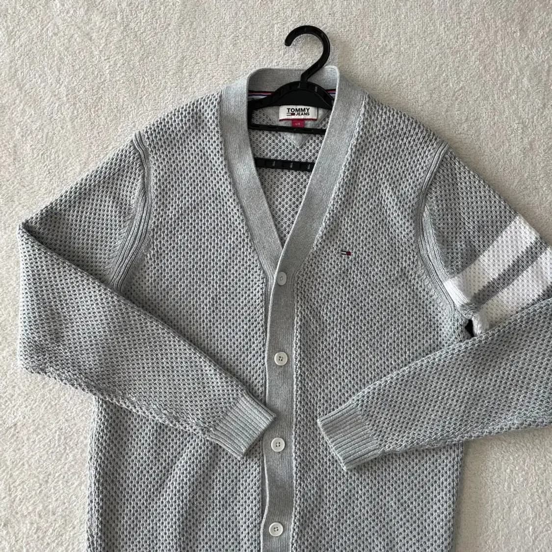 L 타미힐피거 남성 완장 가디건 상품이미지2