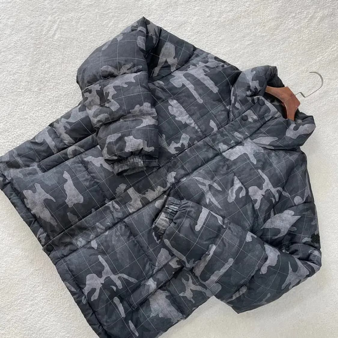 XXL 코오롱 남성 카모 구스다운 패딩 110 상품이미지3