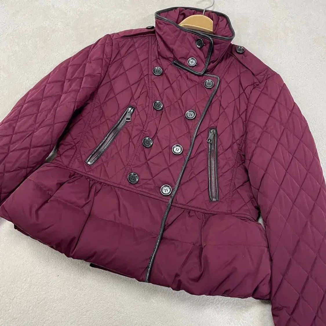 XL 버버리 여성 퀼팅 구스패딩 자켓 상품이미지4