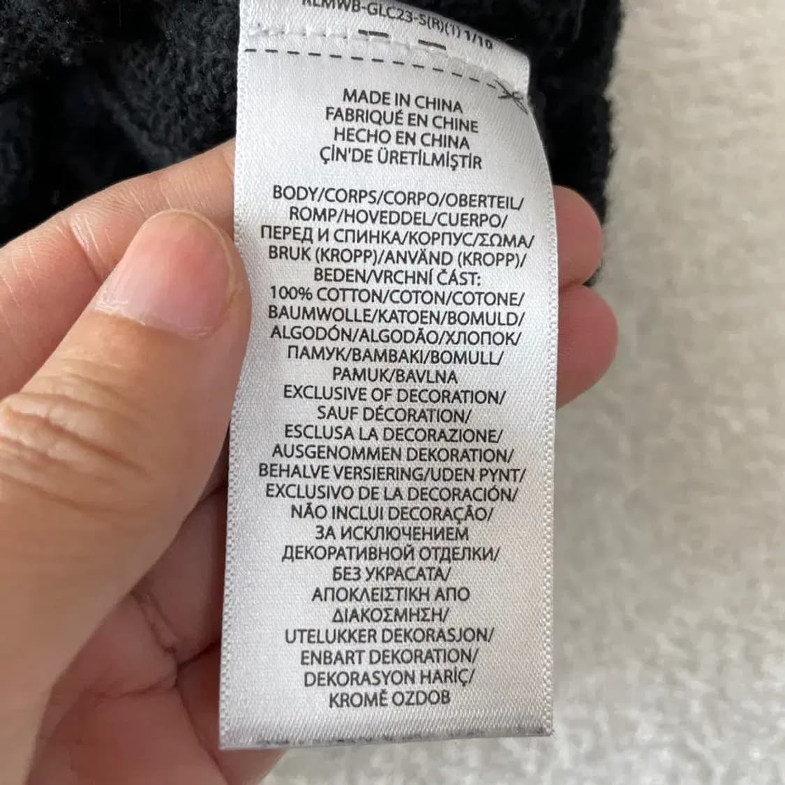 L 폴로 신형 남성 꽈배기 케이블 니트 블랙 상품이미지7