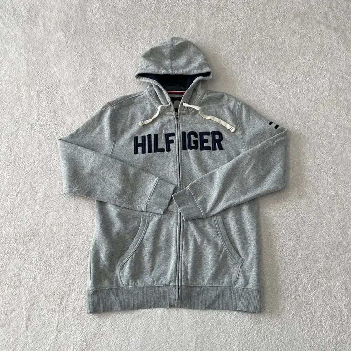 XL 타미힐피거 그레이 후드집업 105 상품이미지1