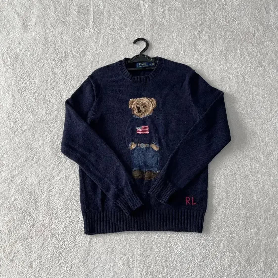 폴로 베어 성조기 니트 S 상품이미지1