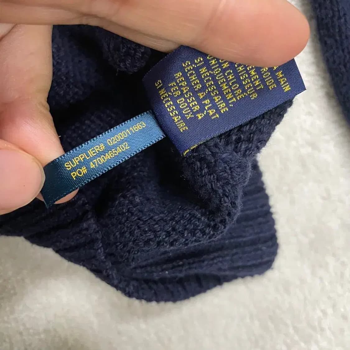 폴로 베어 성조기 니트 S 상품이미지6