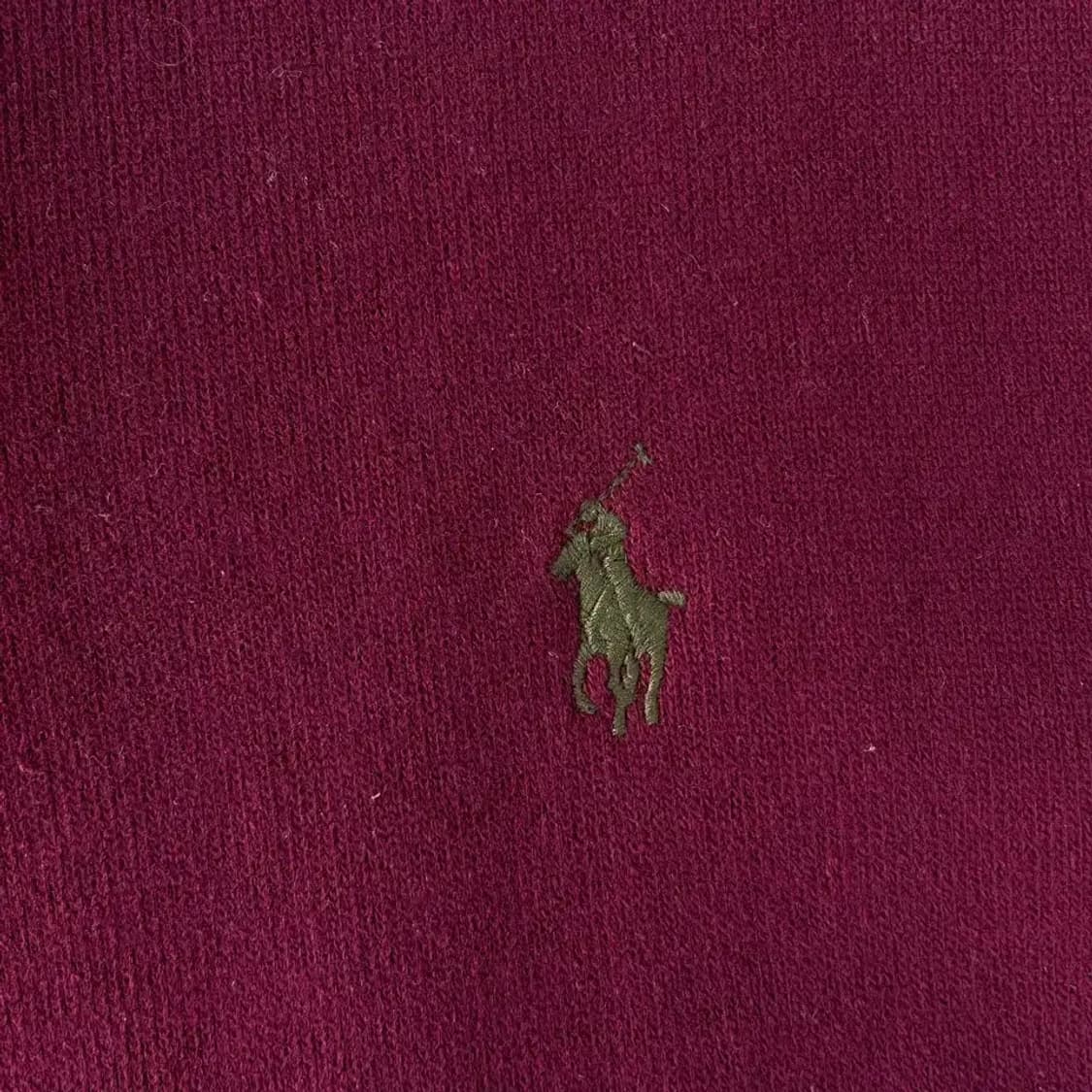 M 폴로 버건디 반집업 니트 상품이미지6