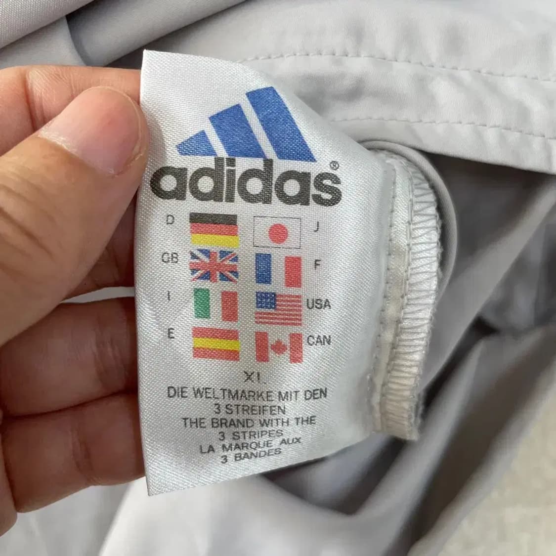 L 아디다스 올드스쿨 아노락 바람막이 100-105 상품이미지6