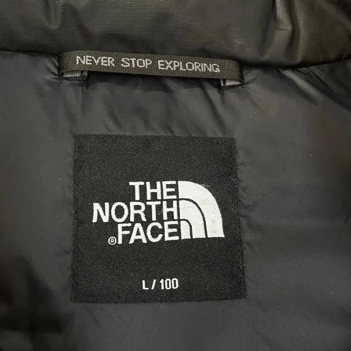 L 노스페이스 1992 눕시 블랙 패딩 상품이미지4