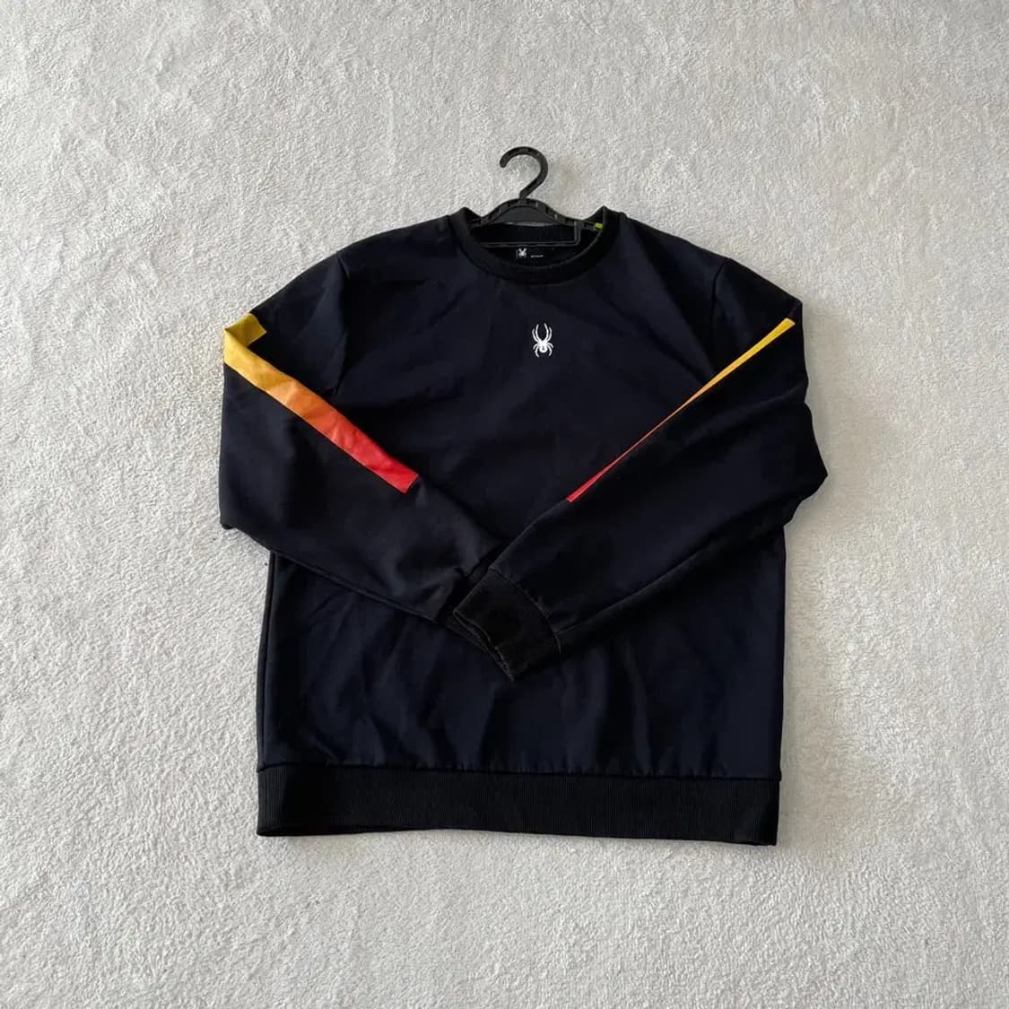 스파이더 블랙 맨투맨 XXL 110 상품이미지1