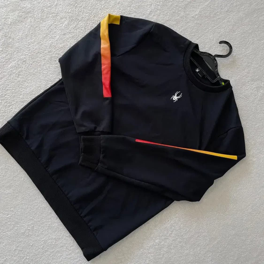 스파이더 블랙 맨투맨 XXL 110 상품이미지3